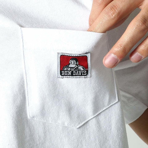 Ben Davis Heavy Duty Pocket Tee White